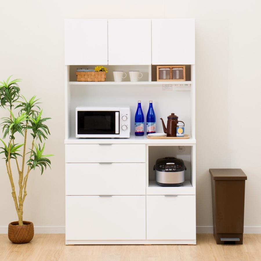 ニトリ キッチンボード(エトナ105KB WH/SI) 限定価格：11/4迄