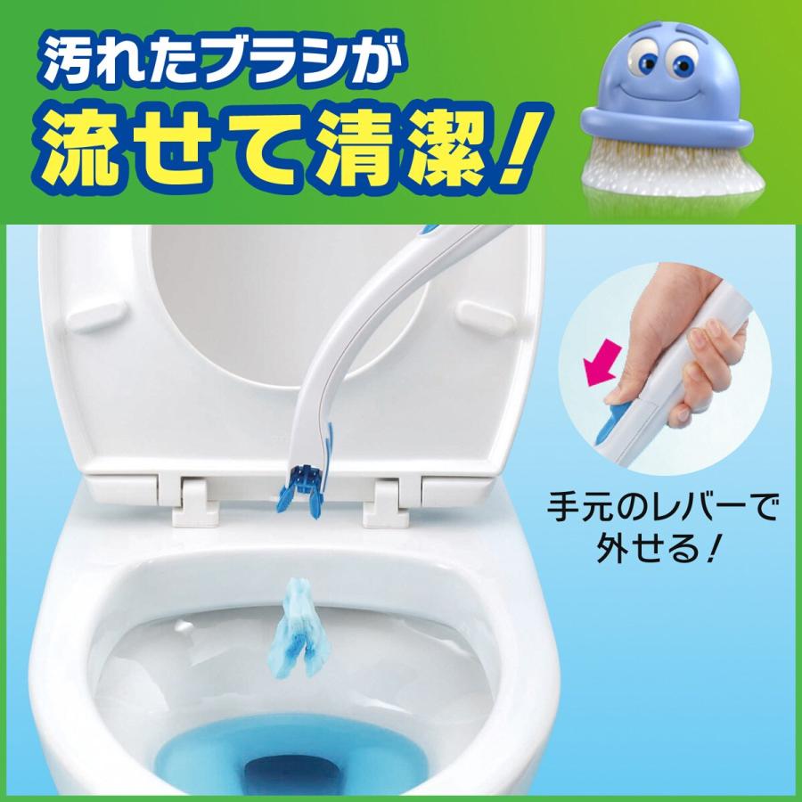ニトリ（NITORI） 流せるトイレブラシ (スクラビングバブル ブラシ