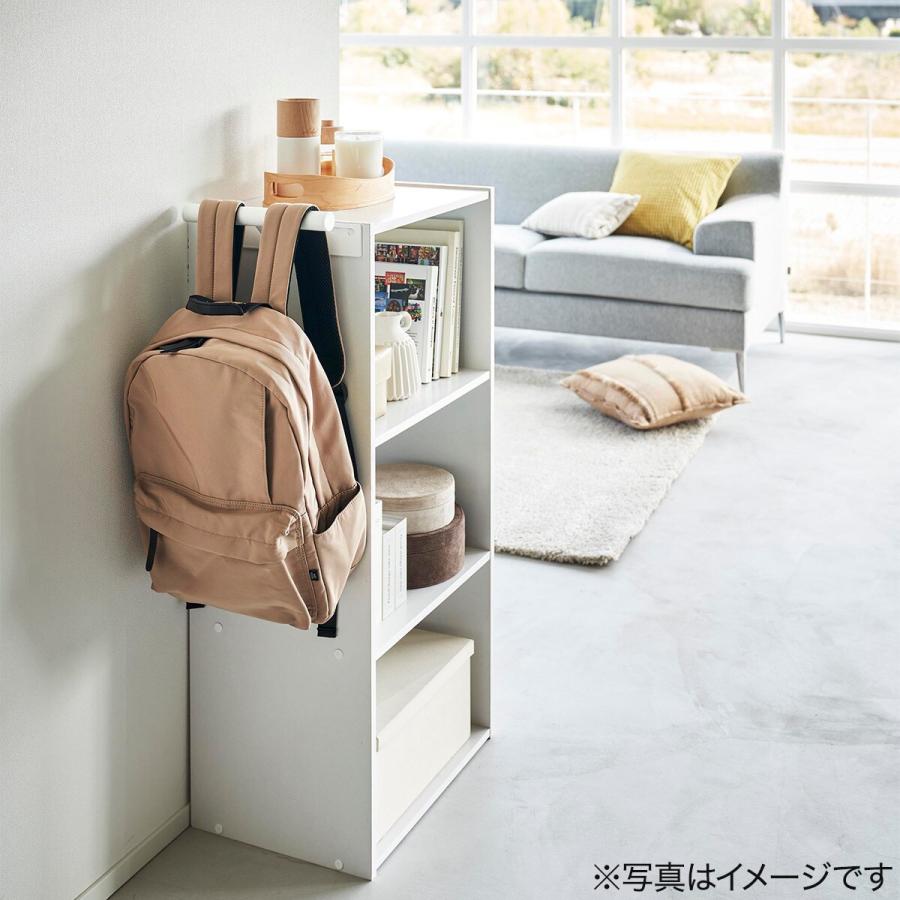 ニトリ カラーボックス横 ランドセル&リュックハンガー(ホワイト