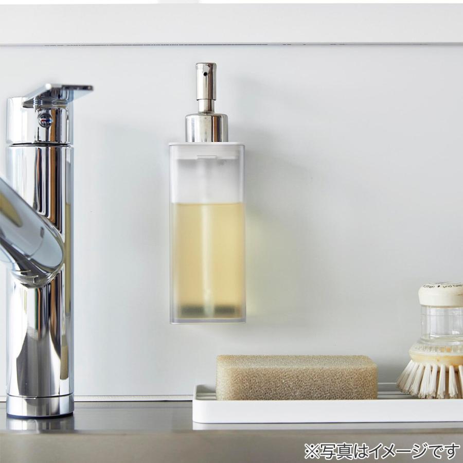 ソープ ディスペンサー 300ml 壁取り付 バスルーム キッチン 簡単プレス壁取り付けディスペンサー - キッチン用ハンドソープ