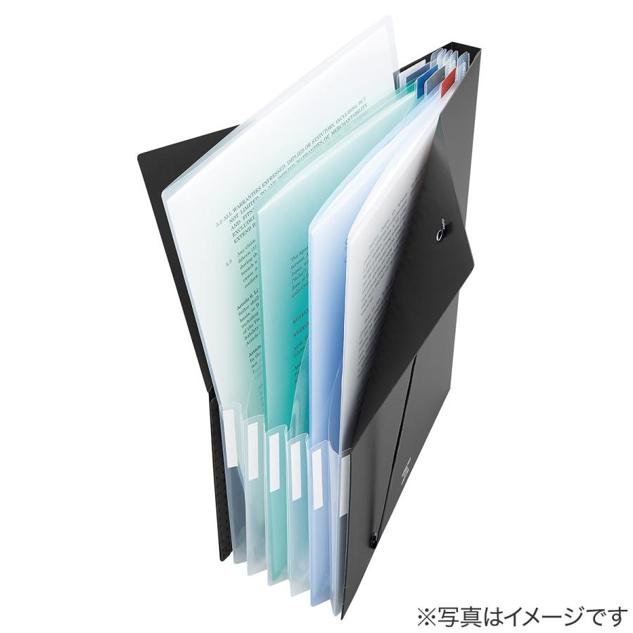 ニトリ（NITORI） スタンドファイル(ブラック) : ニトリ Yahoo!店