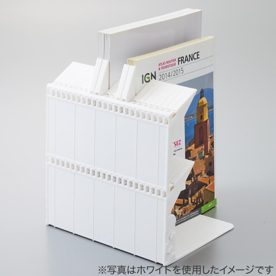 ニトリ 1冊でも倒れないブックスタンド A4(ブラック) : ニトリ