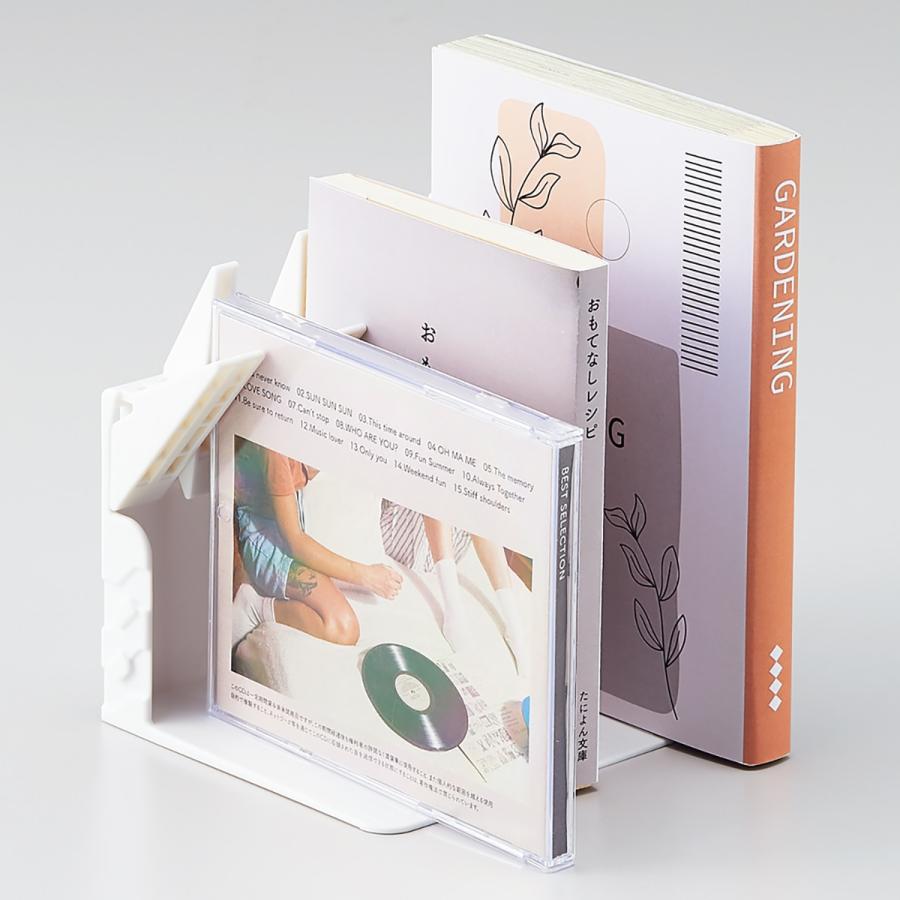 ニトリ 1冊でも倒れないブックスタンド ミディアム(ホワイト