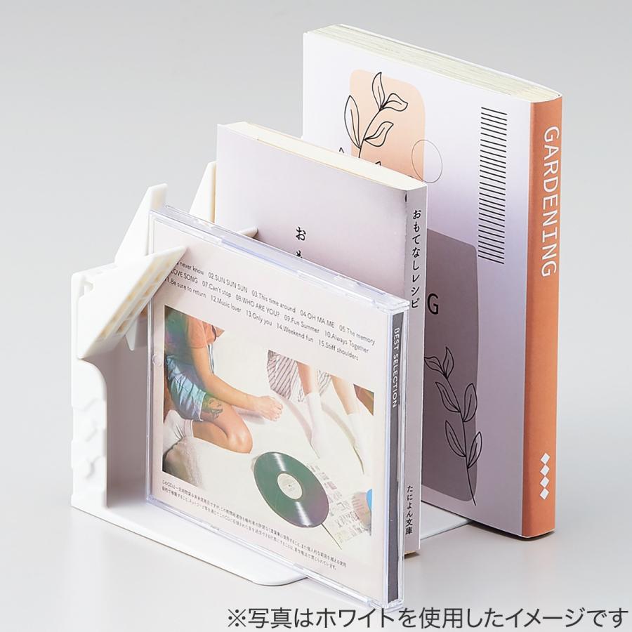 ニトリ（NITORI） 1冊でも倒れないブックスタンド ミディアム(ブラック