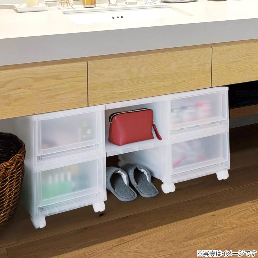 にちちゃん☆新品未開封☆ファミリア バスケット（大） 収納ケース 2点 ニトリ（NITORI） 収納ケース フィッツケース 奥行40cm(幅40×高さ20cm