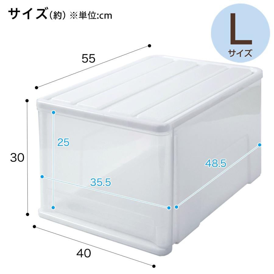 ニトリ クローゼットケース セレスFD (L/高さ30cm) 3個セット