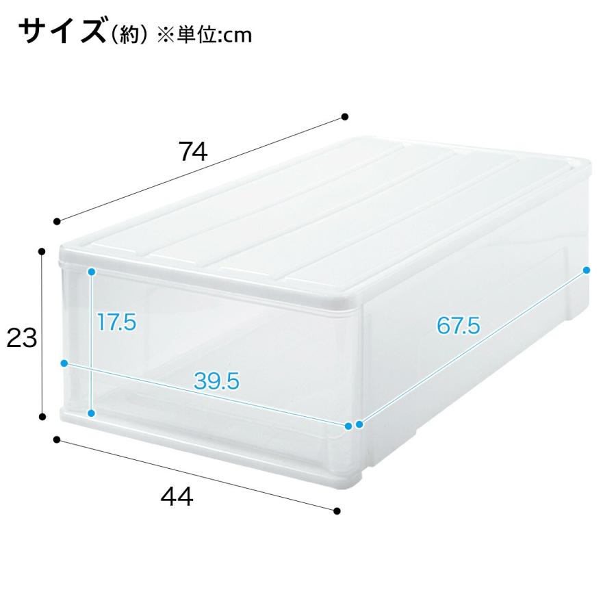 ニトリ 押入れケース セレスFD ワイド中深型(M/高さ23cm) 6個 ニトリ 押入れケース セレスFD ワイド中深型(M/高さ23cm) 6個