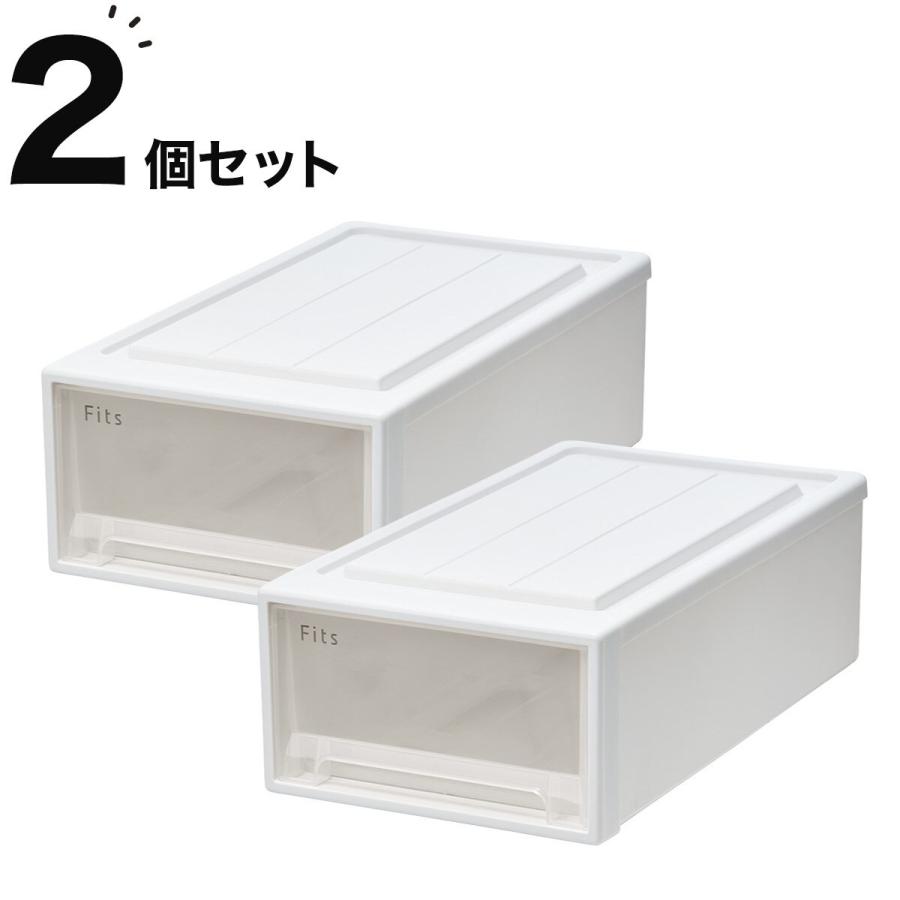 フィレリーナ　2箱セット ニトリ（NITORI） 【奥行53cm】クローゼット用フィッツケース2個組(幅