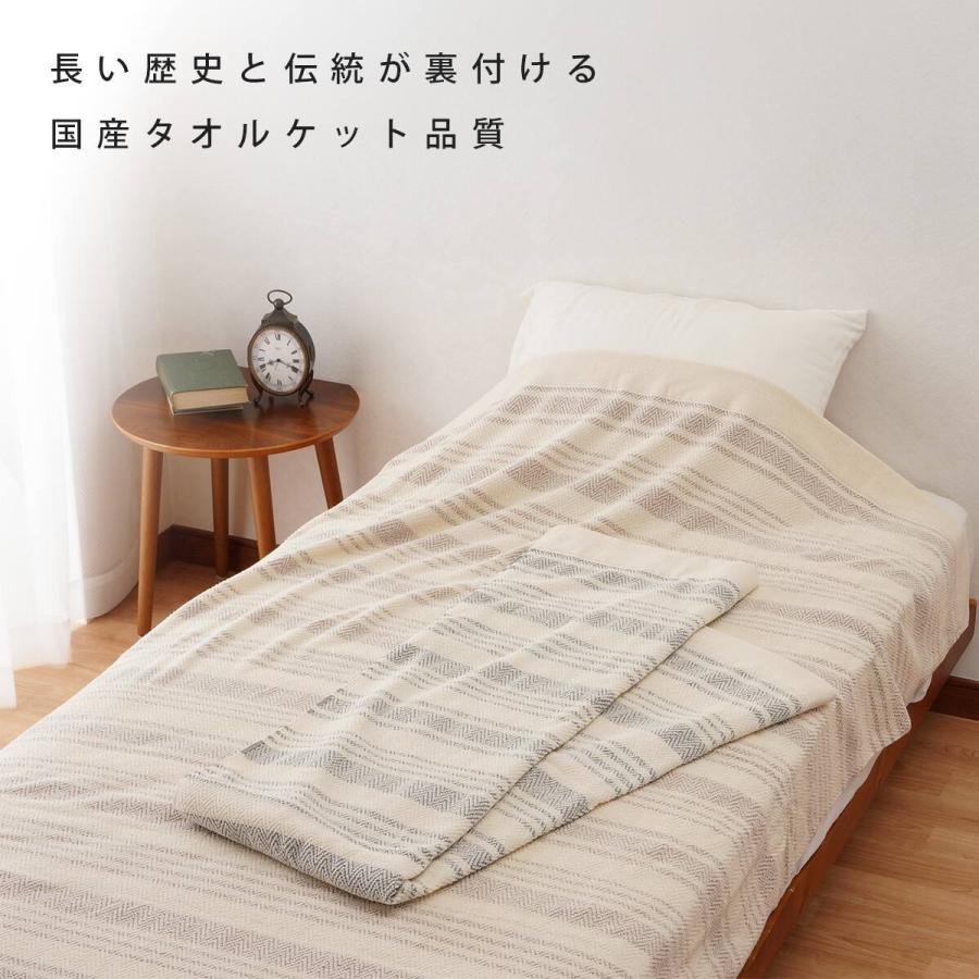 ニトリ（NITORI） 国産泉州タオルケット(BK) : ニトリ Yahoo!店 - 通販