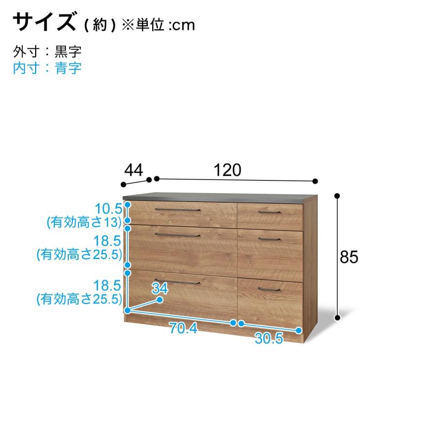 ニトリ 特殊鋼板天板 ヴィンテージ風カウンター (引き出し 幅 ニトリ 特殊鋼板天板 ヴィンテージ風カウンター (引き出し 幅