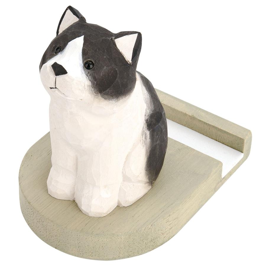 ニトリ（NITORI） 動物型のスマホ＆メガネスタンド(ハチワレ) : ニトリ