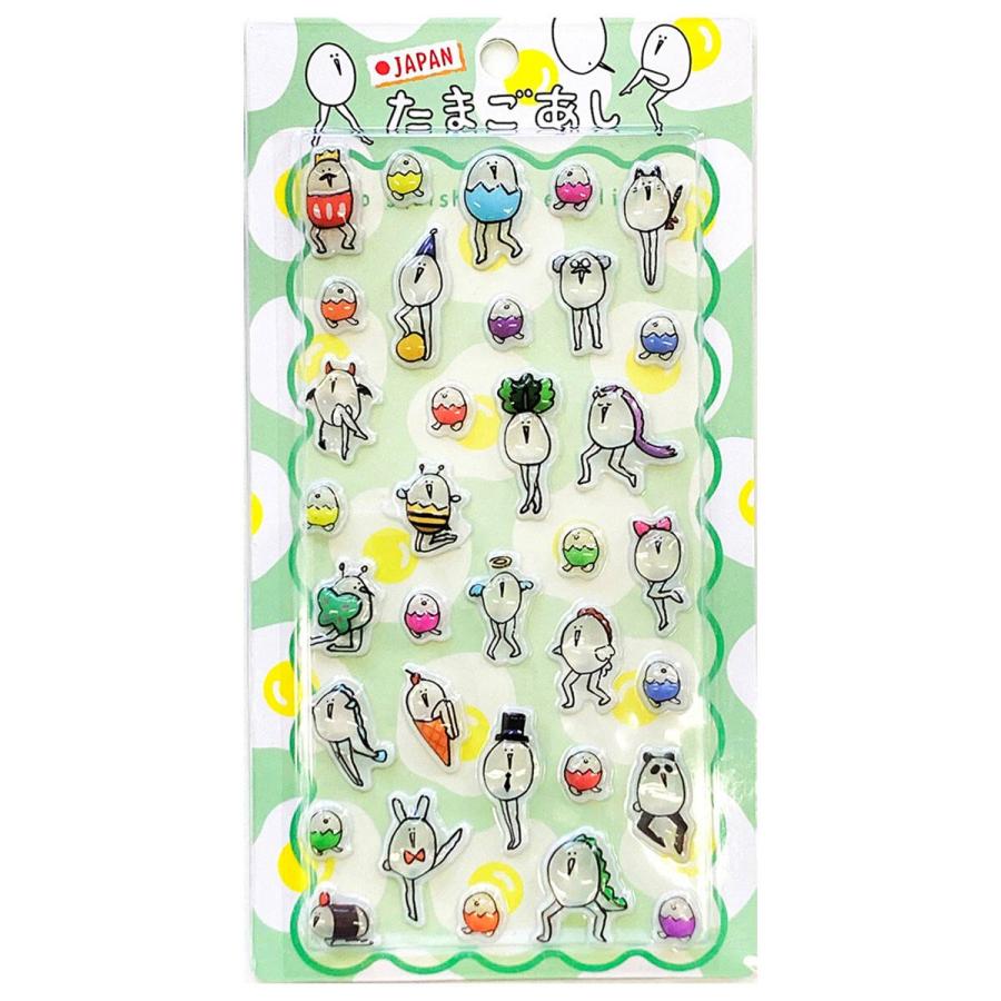 【正規品】 新品　たまごあし　18種コンプリートシール　180枚まとめ売り ニトリ（NITORI） たまごあしのぷっくりシール キャラ(VRK3346