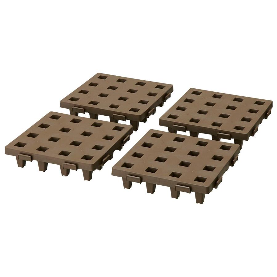 ニトリ（NITORI） 組み合わせて使えるジョイントパレット(20×20cm 4個