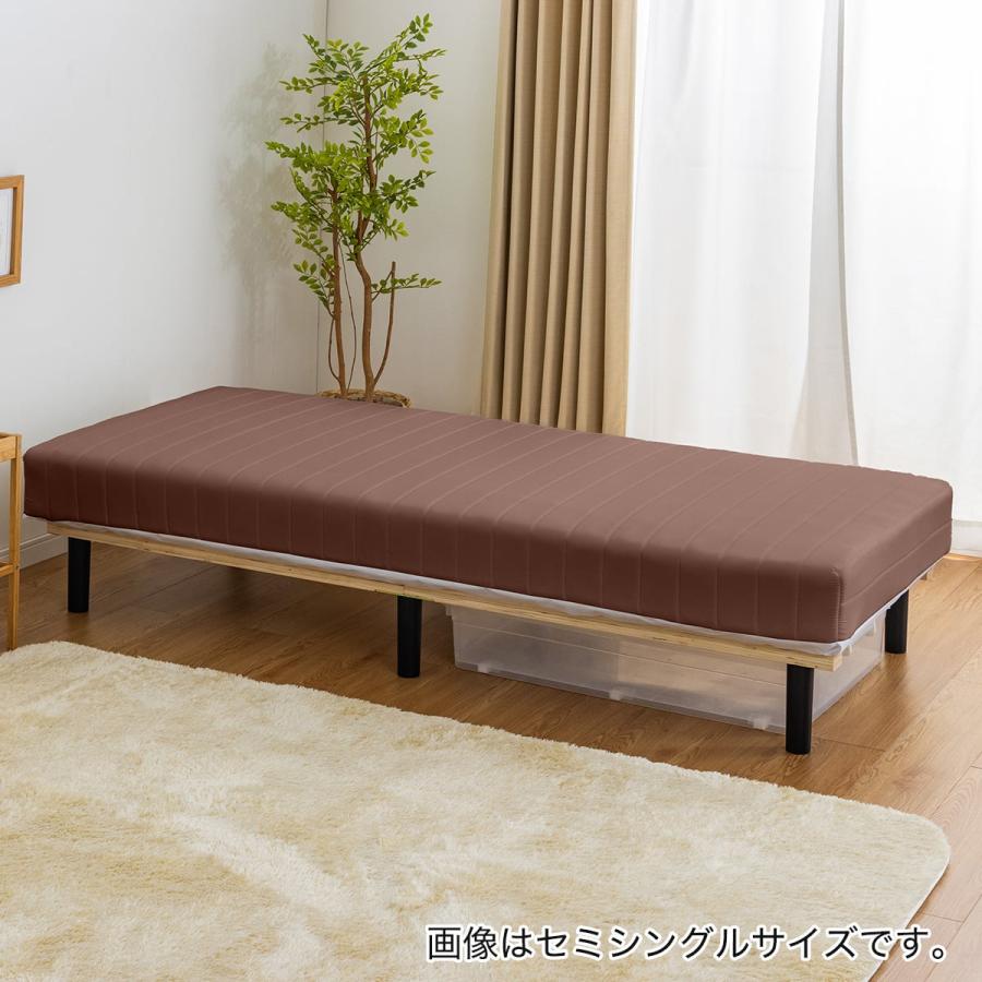 ニトリ（NITORI） セミシングルショート 脚付きボンネルコイル