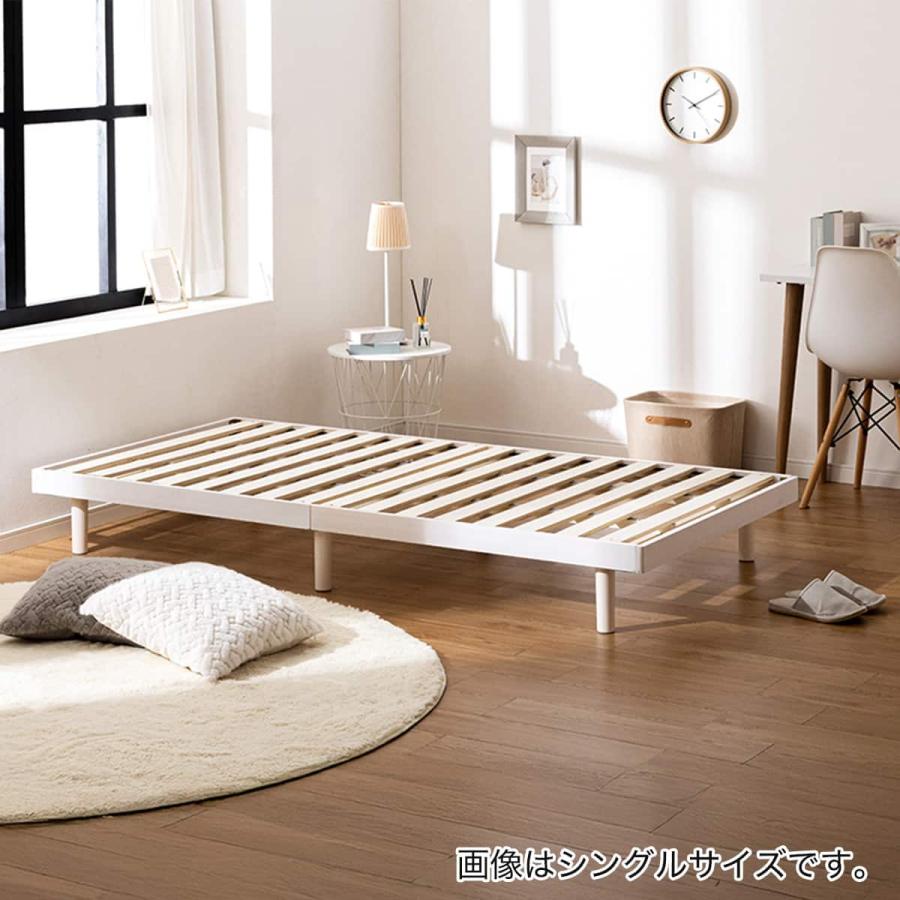 ニトリ（NITORI） セミシングルショート 脚付きヘッドレスすのこベッド