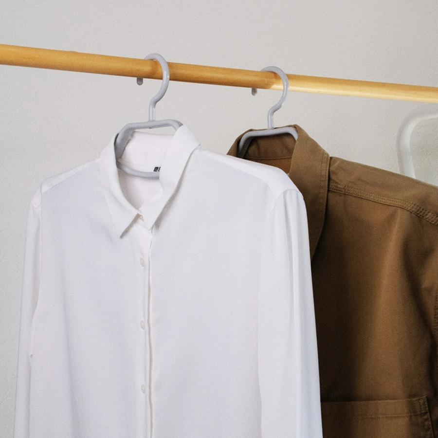 ニトリ（NITORI） シャツハンガースライド2本組(グレー) : ニトリ