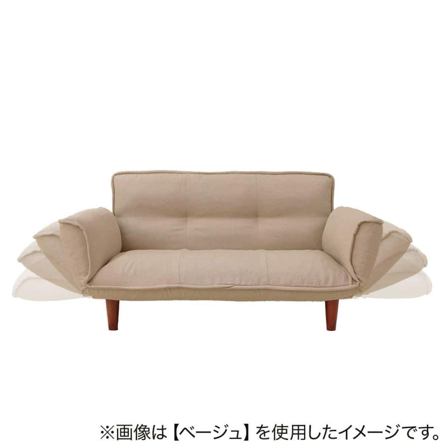 ニトリ（NITORI） 【日本製】お家でだらだらソファ ネイビー (2人掛け