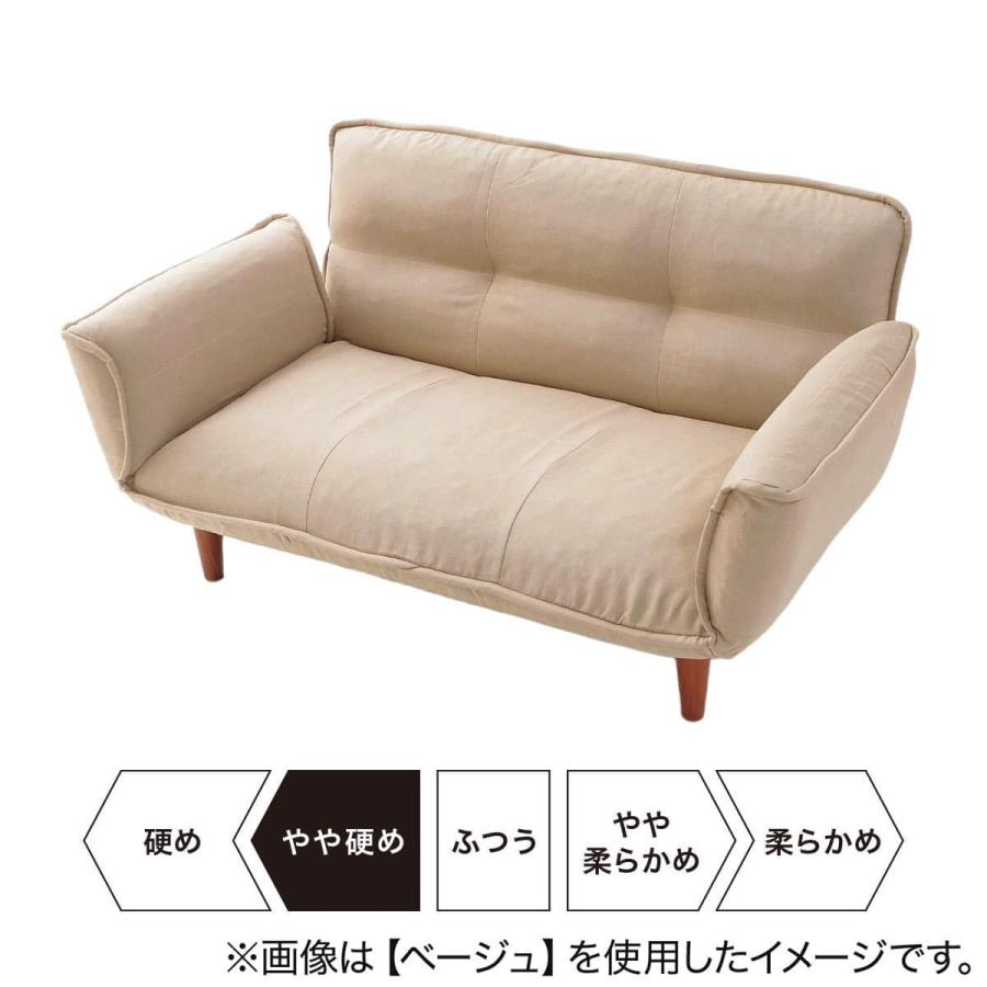ニトリ（NITORI） 【日本製】お家でだらだらソファ イエロー(2人掛け
