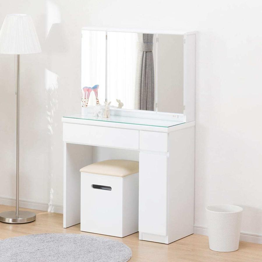 三面鏡ドレッサー フォウ Wh ニトリ 配送員設置 5年保証 ニトリ Yahoo 店 通販 Yahoo ショッピング