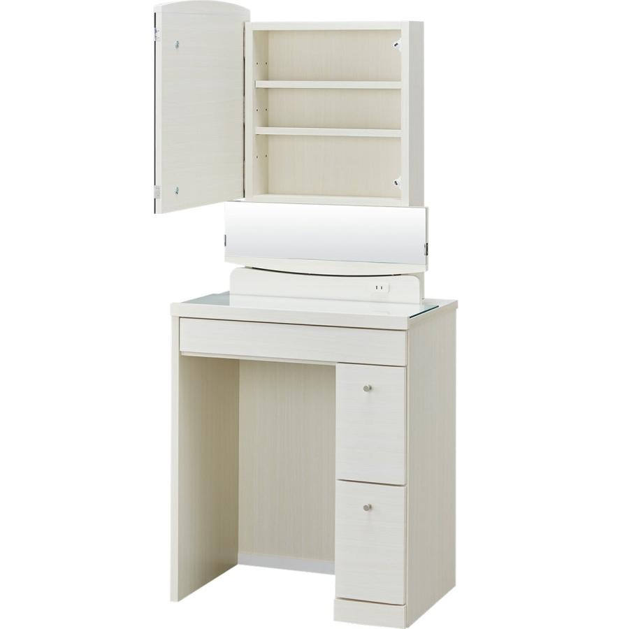 ニトリ 一面鏡ドレッサー(DR-013 WW) ミラー 鏡台 : ニトリ