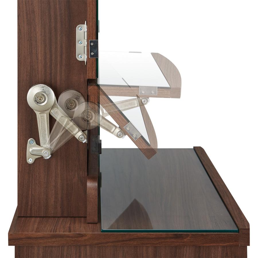 ニトリ（NITORI） 一面鏡ドレッサー(DR-013 MBR) ミラー 鏡台 : ニトリ