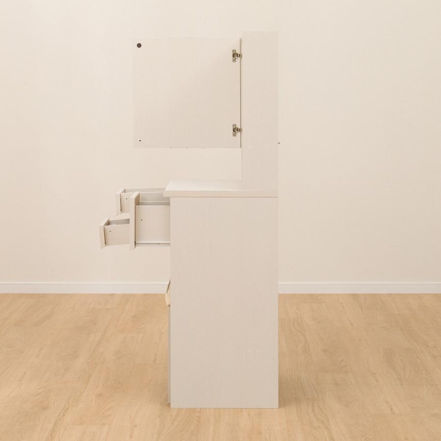 ニトリ 一面鏡ドレッサー(DR-010 WW) 鏡台 ミラー : ニトリ