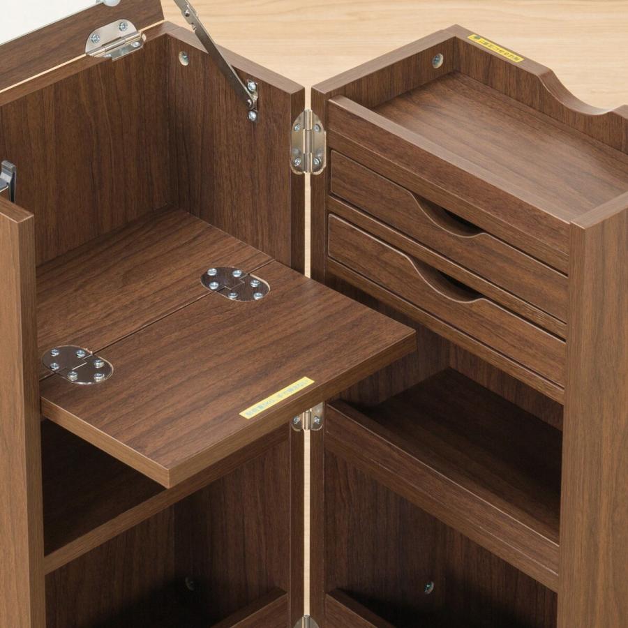 ニトリ（NITORI） コンパクトドレッサー(DR001 MBR) : ニトリ Yahoo!店