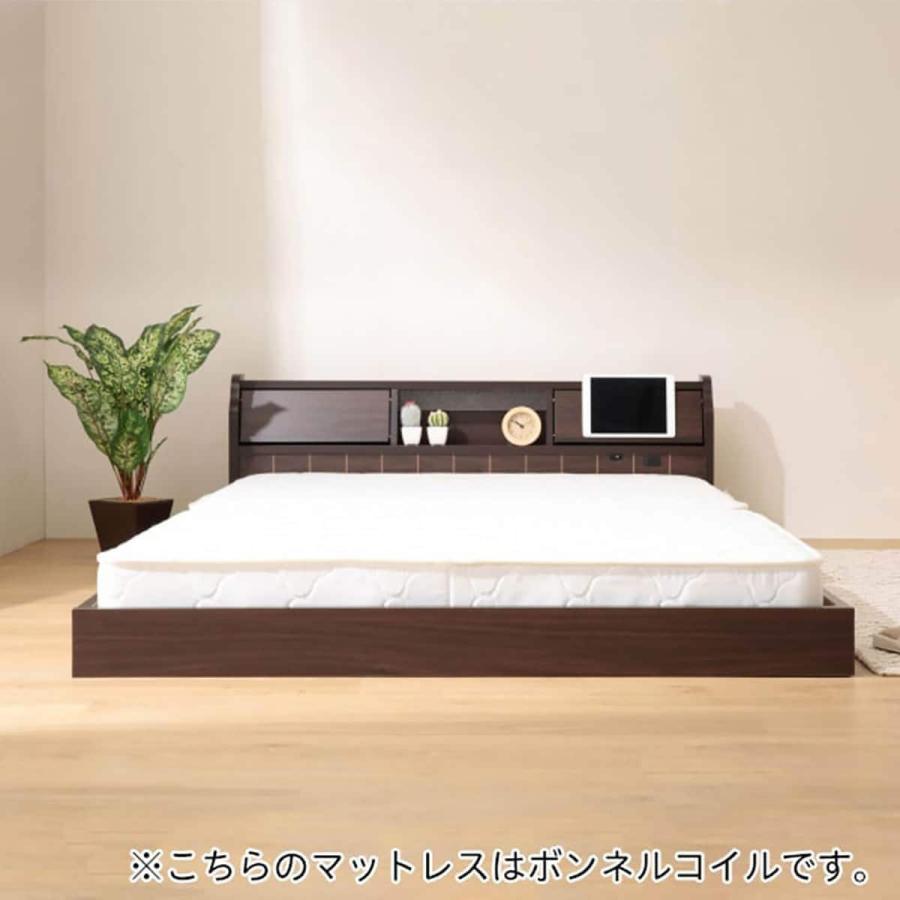 ニトリ ベッド ダブル フラップ扉式フロアベッドセット(D DBR ニトリ ベッド ダブル フラップ扉式フロアベッドセット(D DBR