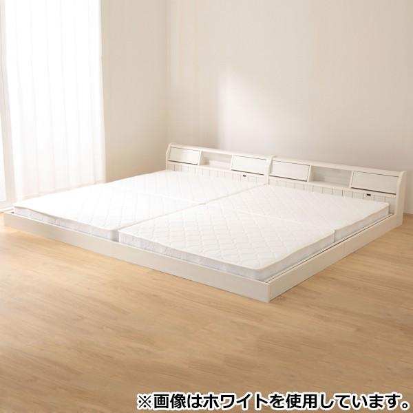 ニトリ ベッド ダブル フラップ扉式フロアベッドセット(D DBR ニトリ ベッド ダブル フラップ扉式フロアベッドセット(D DBR