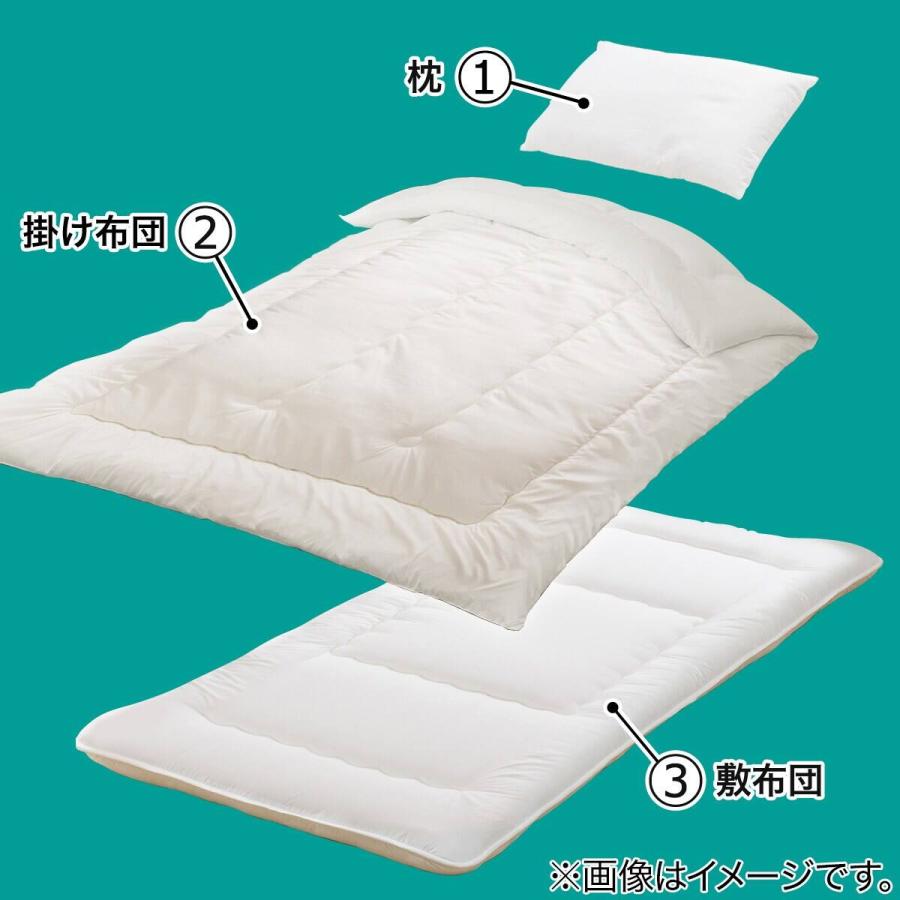 本日限定値下げ！ニトリ 抗菌防臭防ダニ吸汗布団セット シングル 3点セット ニトリ（NITORI） ボリューム・防ダニ・抗菌防臭・吸汗組布団3点セット