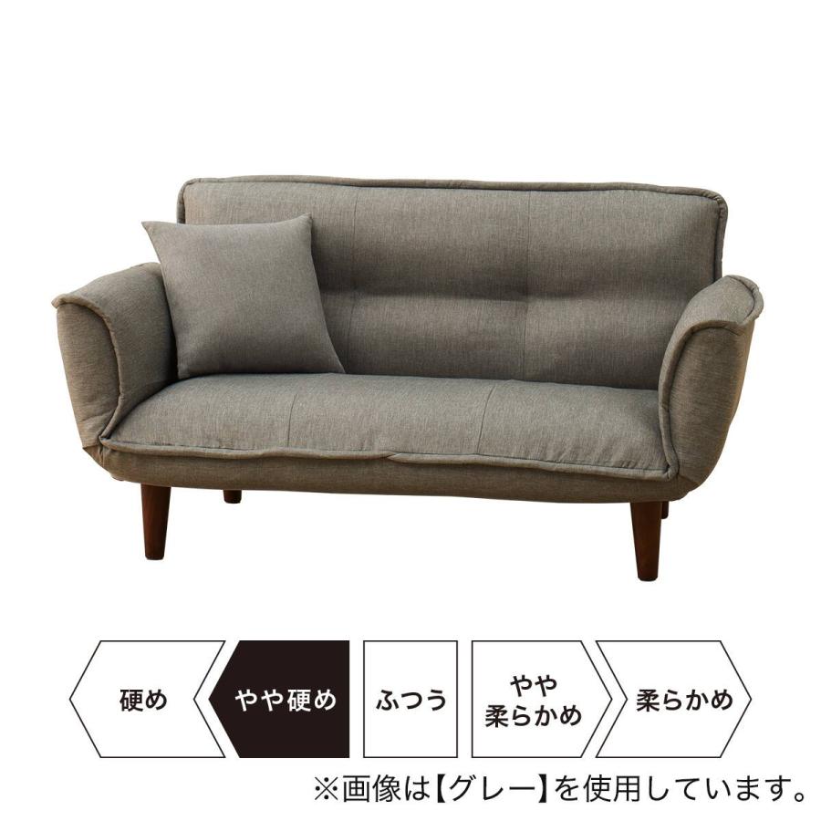 ニトリ（NITORI） 日本製 2人掛けコンパクトカウチソファ 布張りタイプ
