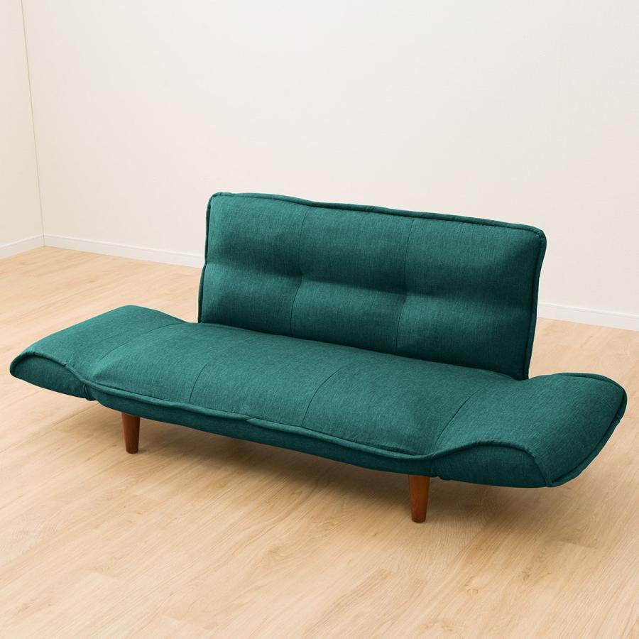 ニトリ（NITORI） 日本製 2人掛けコンパクトカウチソファ 布張りタイプ