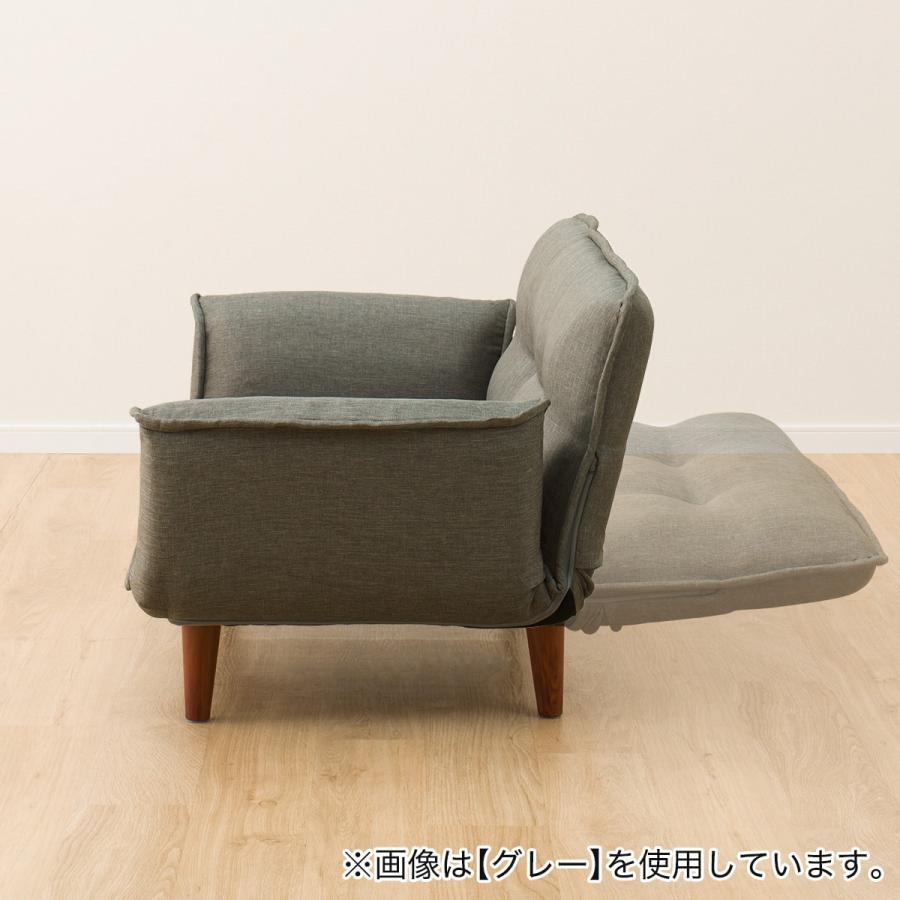 ニトリ（NITORI） 日本製 2人掛けコンパクトカウチソファ 布張りタイプ
