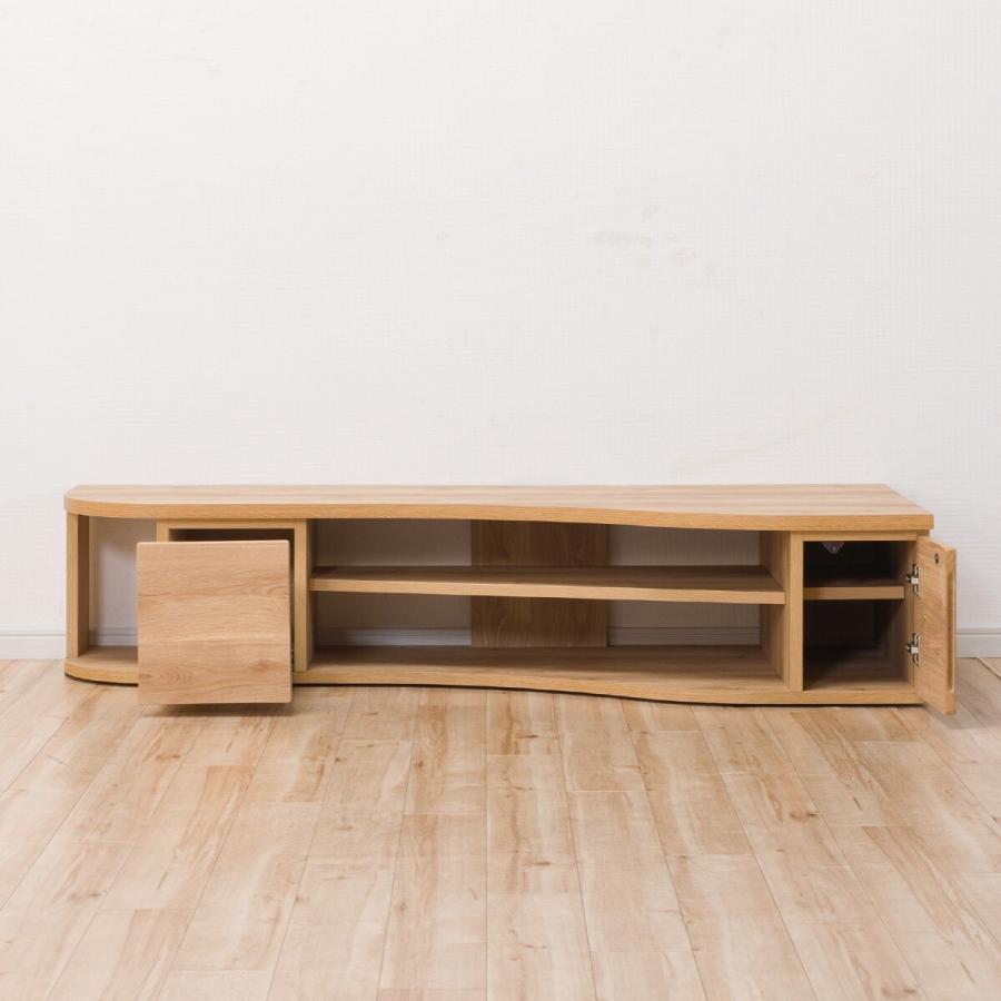 ニトリ（NITORI） コーナー有効活用 流線形テレビボード(右寄せタイプ