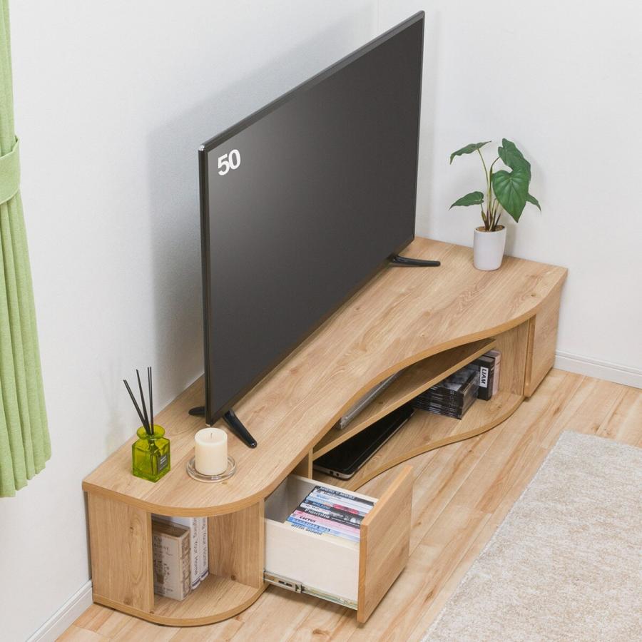 ニトリ コーナー有効活用 流線形テレビボード(右寄せタイプ ニトリ コーナー有効活用 流線形テレビボード(右寄せタイプ