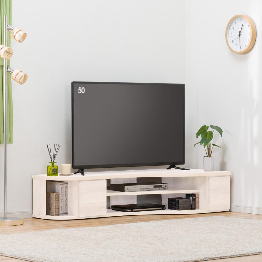 ニトリ コーナー有効活用 流線形テレビボード(右寄せタイプ ニトリ コーナー有効活用 流線形テレビボード(右寄せタイプ