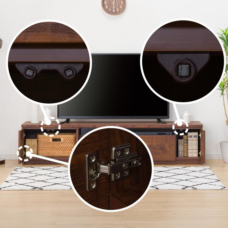 ニトリ ワイドローボード（W180 ロータイプ BR） テレビ台 TV台