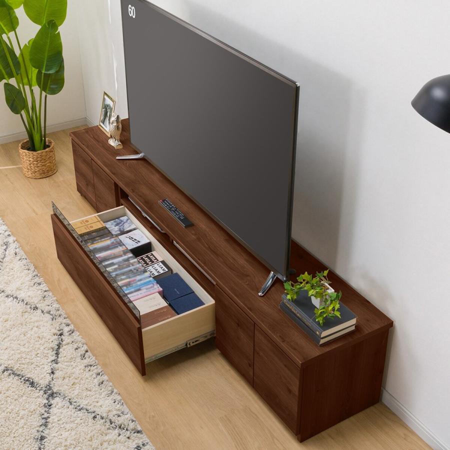 ニトリ ワイドローボード(W210 ロータイプ BR) テレビ台 TV台 ニトリ ワイドローボード(W210 ロータイプ BR) テレビ台 TV台
