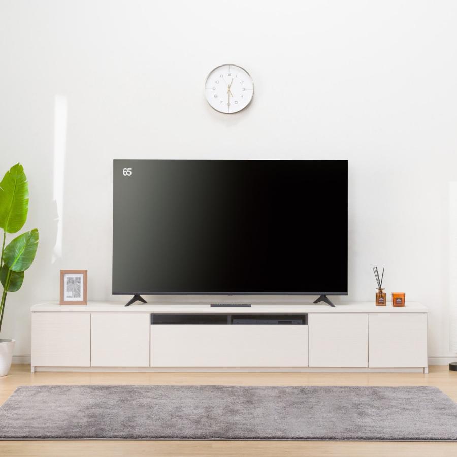 ニトリ ワイドローボード（W240 ロータイプ WH） テレビ台 TV台
