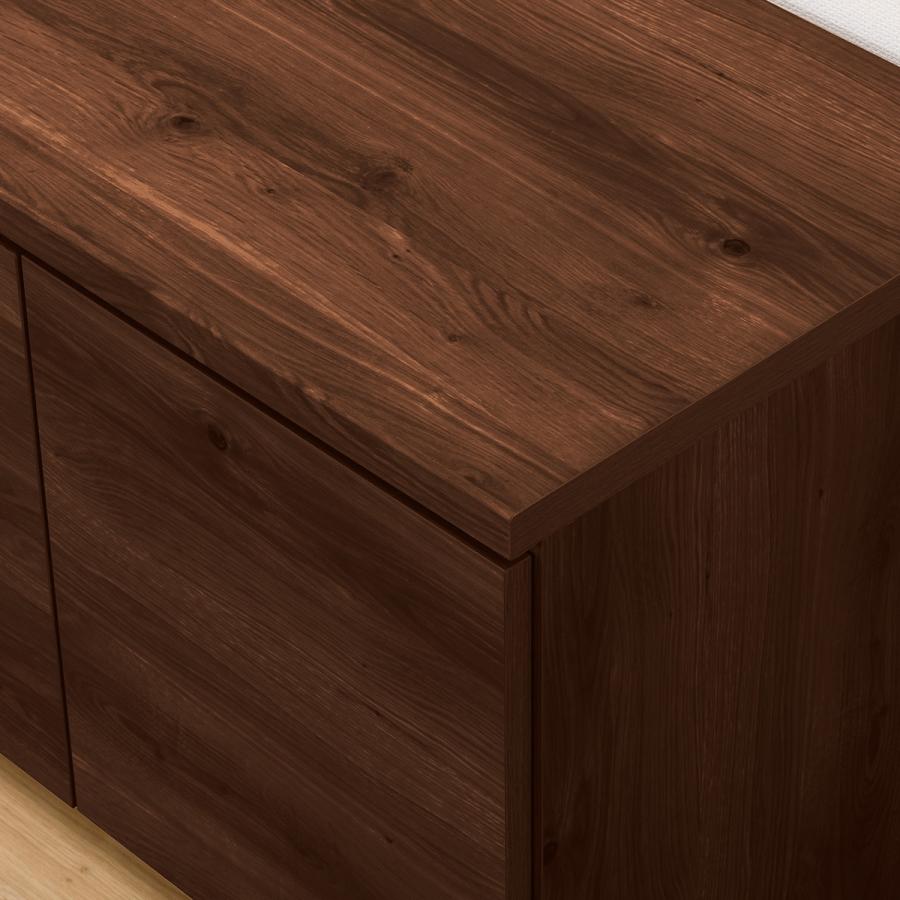 ブラウン木製テレビボード ニトリ ニトリ ワイドローボード（W240 ハイタイプ BR） テレビ台 TV台