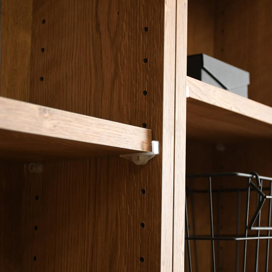 ニトリ 圧迫感のないスリムラック （幅80×高さ180cm LBR) 本棚
