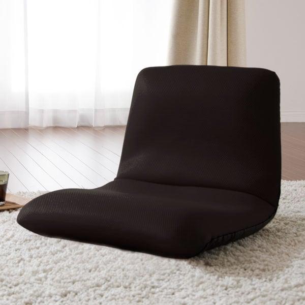 ニトリ（NITORI） 背筋ピン座椅子 S ダークブラウン(S DBR) 1人掛け