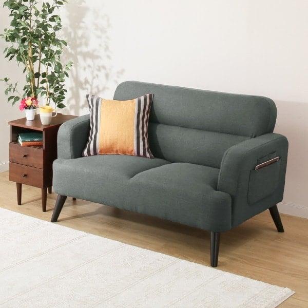 ニトリ（NITORI） ソファー ソファ 2人掛け 2WAYコンパクトソファ(GY