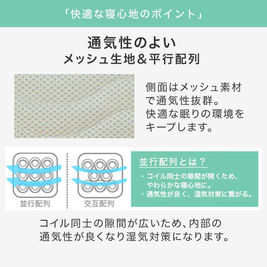 薄型ポケットコイルマットレス (シングル) ニトリ｜nitori-net｜06