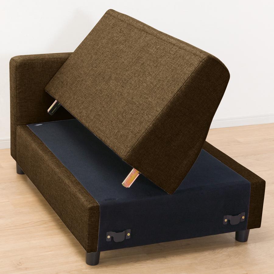 ニトリ（NITORI） コンパクトポケットコイルカウチソファ(M-155 BR) 3