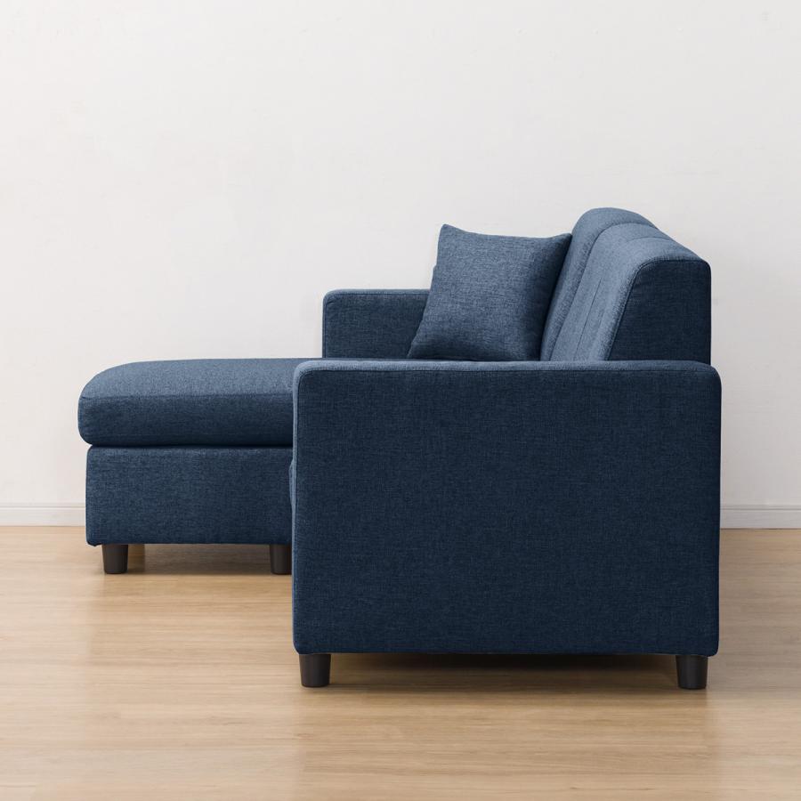 ニトリ（NITORI） コンパクトポケットコイルカウチソファ(M-155 BL) 3