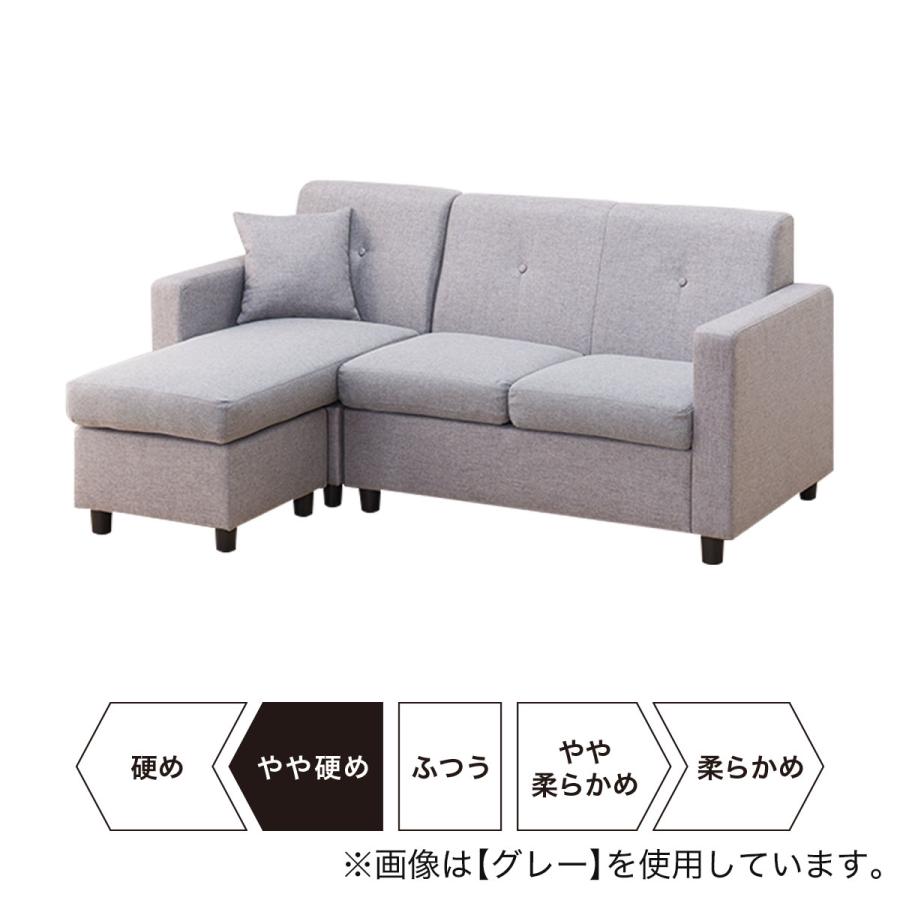 ニトリ（NITORI） コンパクトポケットコイルカウチソファ(M-155 BL) 3