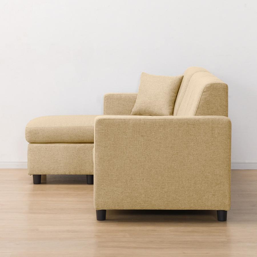 ニトリ 3WAYコンパクトソファ ニトリ コンパクトポケットコイルカウチソファ(BL) 3人掛け