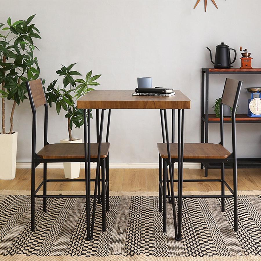 新品)ニトリ ヴィンテージテイストダイニング3点セット ニトリ（NITORI） ヴィンテージテイストのシンプルダイニング3点セット
