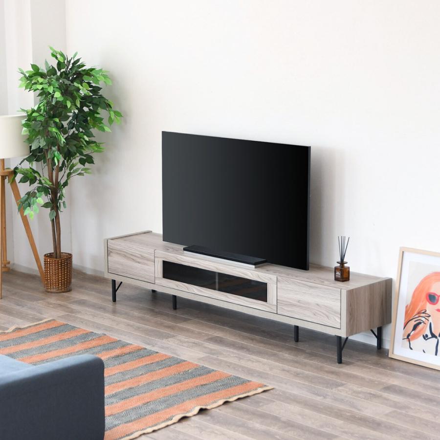 ニトリ 木目調 シンプルローボード(幅199cm LGY) テレビ台 TV ニトリ 木目調 シンプルローボード(幅199cm LGY) テレビ台 TV